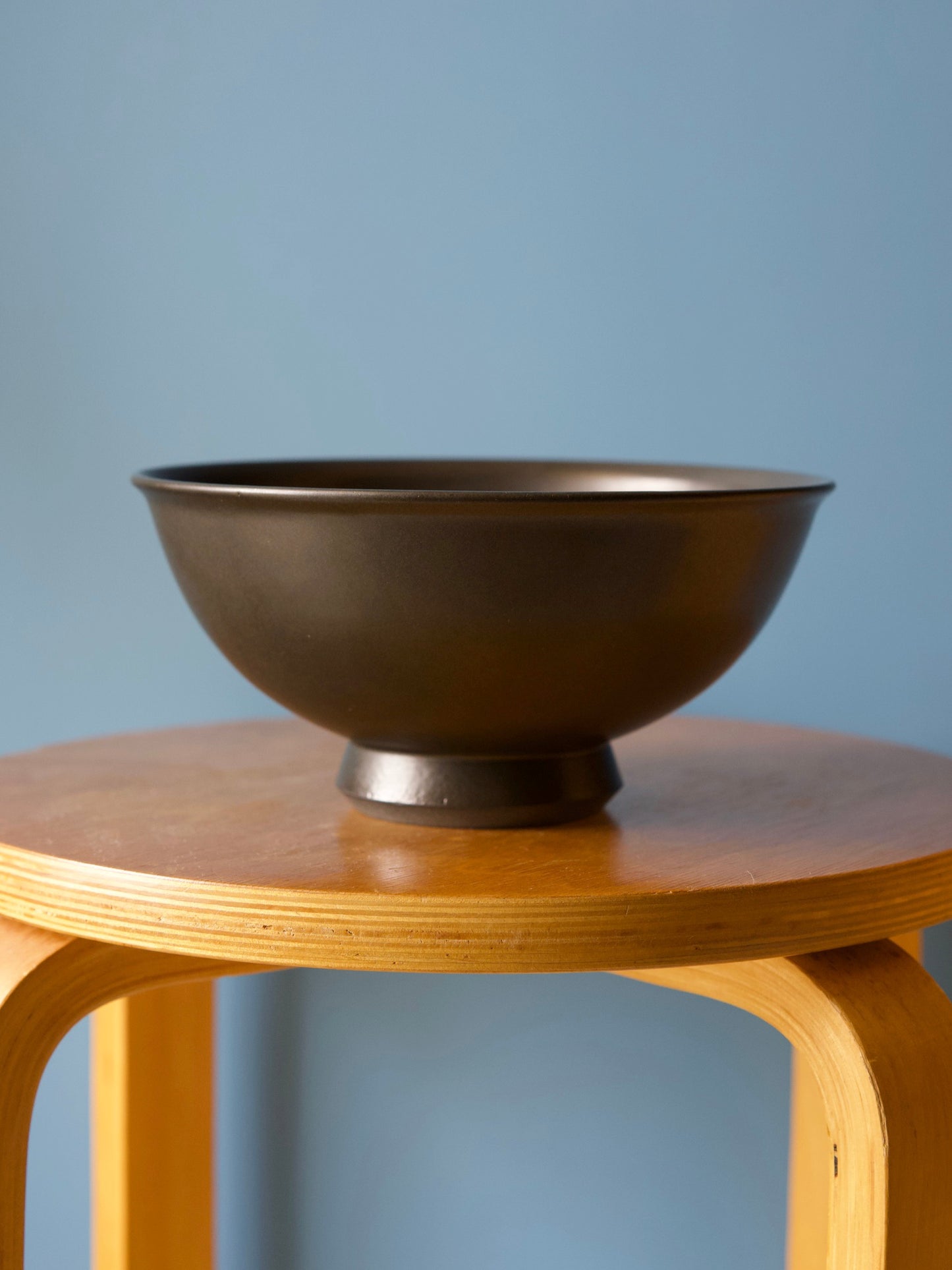 Big bowl, matte black glaze